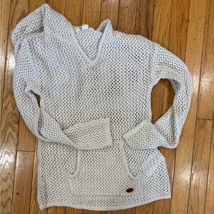 Roxy Cream V-Neck Women's Sweater